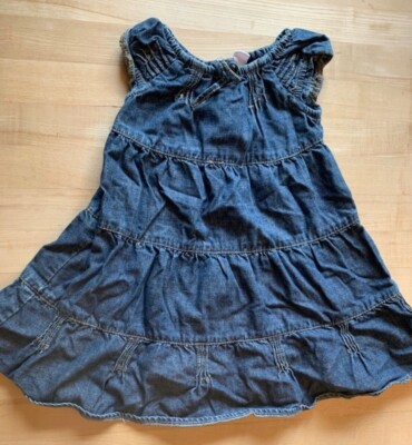 denim overall dress for women Ladies Dark Wash Denim Overall Dress – Sweet Modesty Apparel main image 0