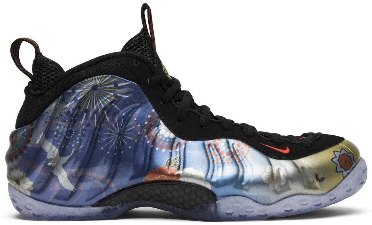 Nike Air Foamposite One / New York Knicks / excellent condition too tight on me Nike Air Foamposite One Knicks (GS) - 644791-800 Raffles  main image 3
