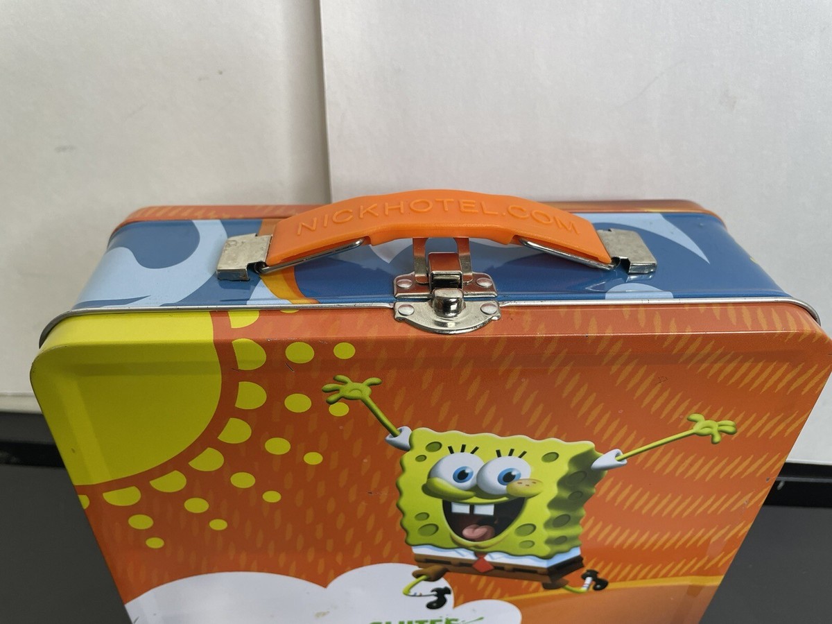 Vintage 2000's Nickelodeon Nick Hotel Suites Metal Lunch Box Tin