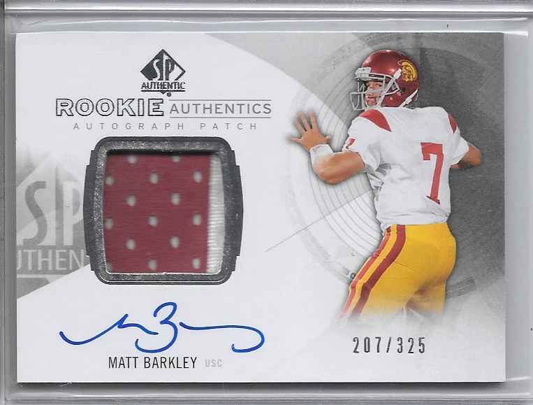 2013 Matt Barkley Rookie Autograph Jersey 325 Football Card 185