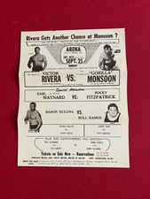 1960's, Gorilla Monsoon, Philadelphia Wrestling Sheet (Scarce / Vintage) 