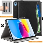 For iPad 11 (A16) 11th/ 10.9 10th Generation Case LEATHER Smart Magnetic Closure