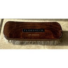 Vintage Original Antique Florsheim Horsehair Boot / Shoe Brush  100 Horsehair