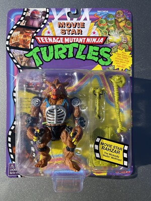 TEENAGE MUTANT NINJA TURTLES  MOVIE STAR RAHZAR FIGURE TMNT PLAYMATES NEW