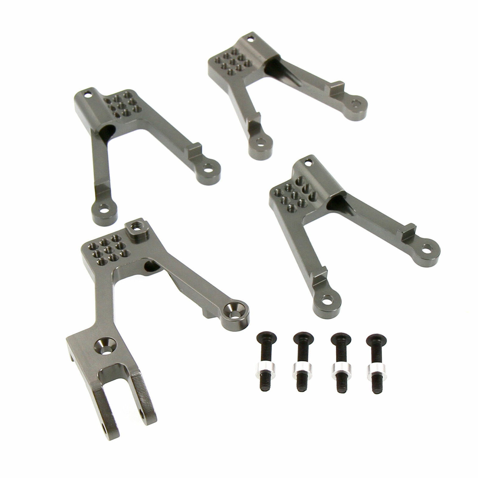 Axial SCX10 II Alloy Shock Tower, Gun Metal by Atomik RC - Replaces AX31380