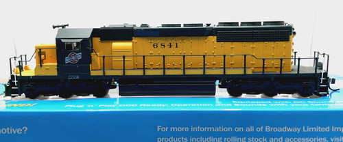 HO BROADWAY LIMITED 5274 EMD SD40-2 CHICAGO & NORTH WESTERN CNW # 6841 SONIDO DCC | Zustand: Used
