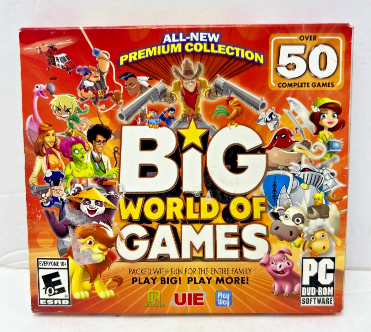 All-New Premium Collection Big World of Games PC DVD-ROM Over 50 Complete  Games