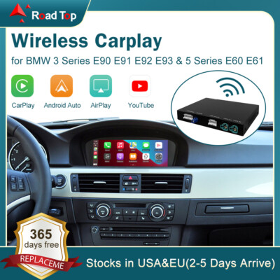 Wireless CarPlay Android Auto Decoder For BMW 3 Series E90 E91 E92 E93 E60 E61