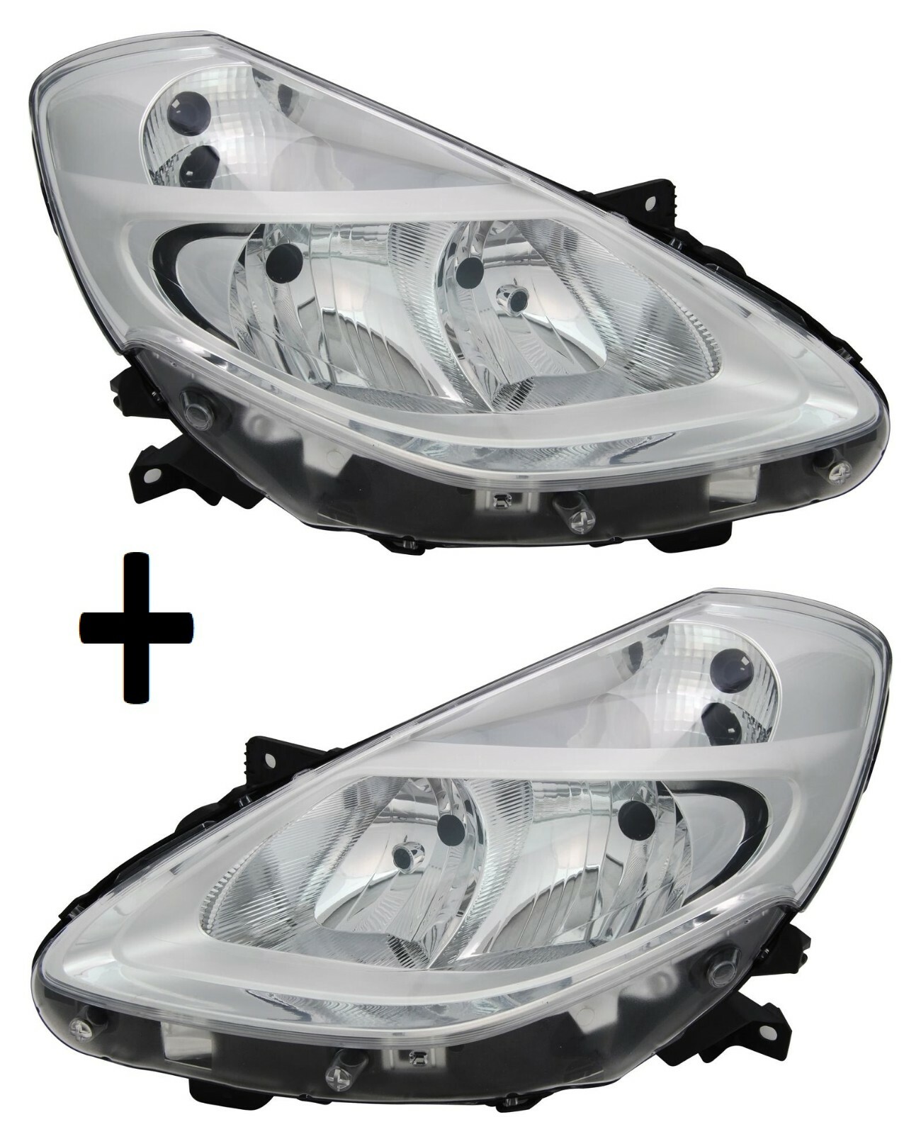 Phares électriques Renault Clio 3 ajustement automatique avec moteur intégré H7