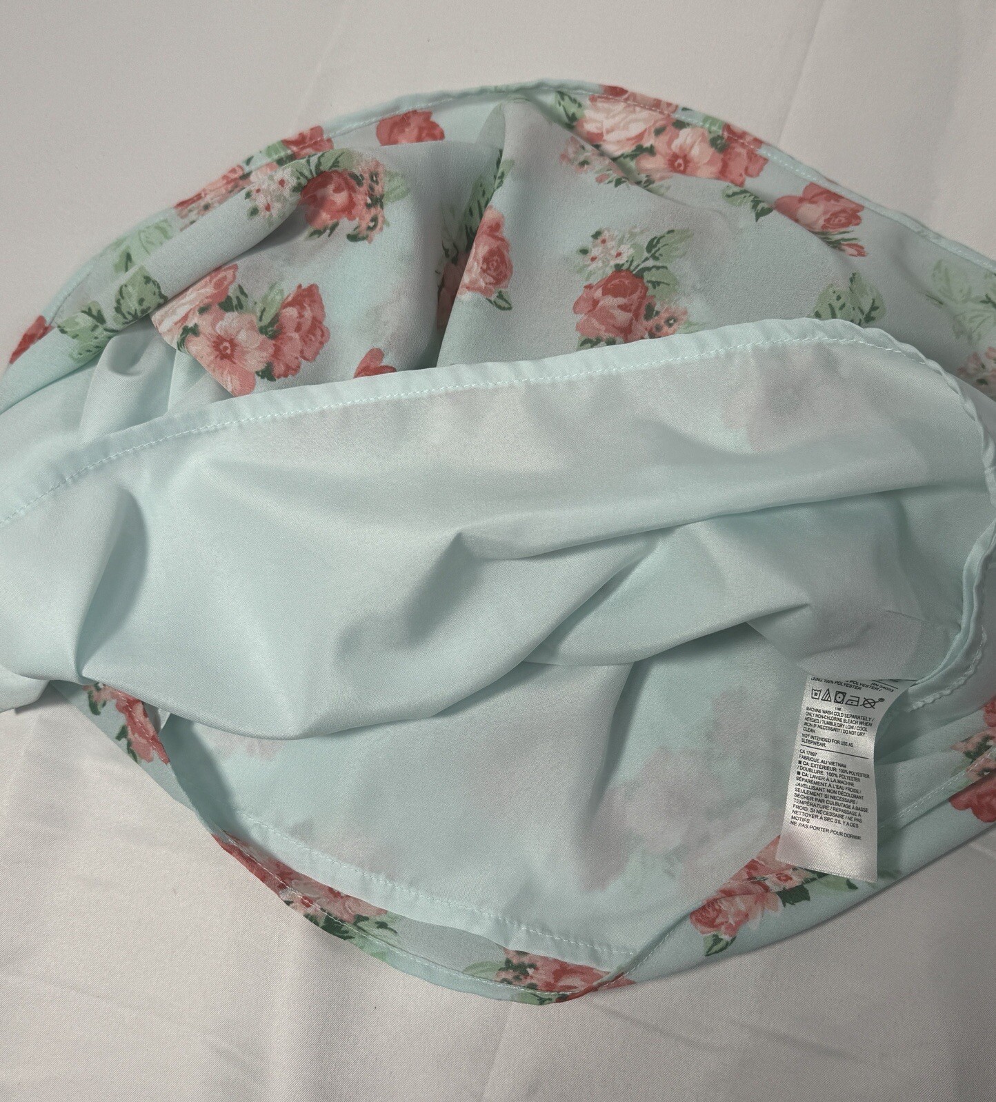 Janie and Jack Floral Skirt Tiered Smocked Waist Chiffon Rose Girls 18-24 Months image 5
