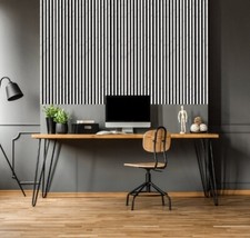 Wall Panel Wood Slat Oak Decorative Wooden Panelling 3D Slatted Acoustic Panel