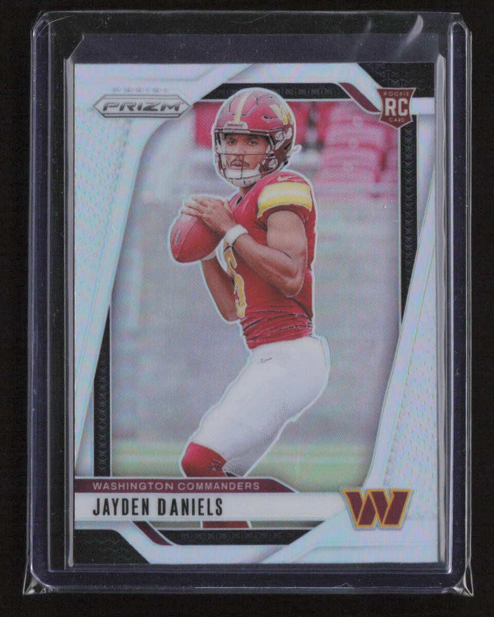 2024 Panini Prizm Silver Prizm #347 Jayden Daniels Rookie 2024 Panini Prizm Silver Prizm #347 Jayden Daniels Rookie