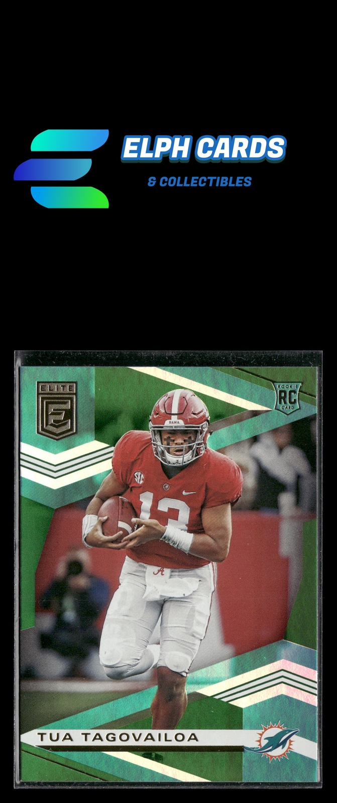 2020 Donruss Elite #101 Tua Tagovailoa Green
