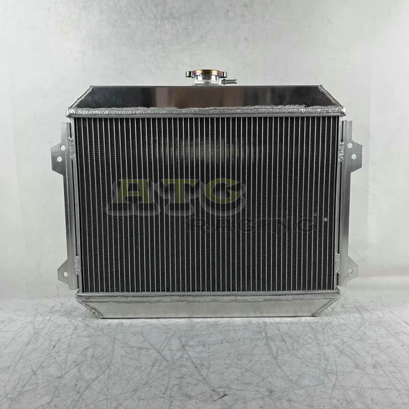 Radiador de aluminio 4 núcleos para Toyota Corolla 1975-1979 1,2 L + ventilador 1976 1977 1978 Foto 3 de 4