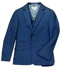 Isaac Mizrahi Big Boys 3 Piece Blue Bird Suit Size 14