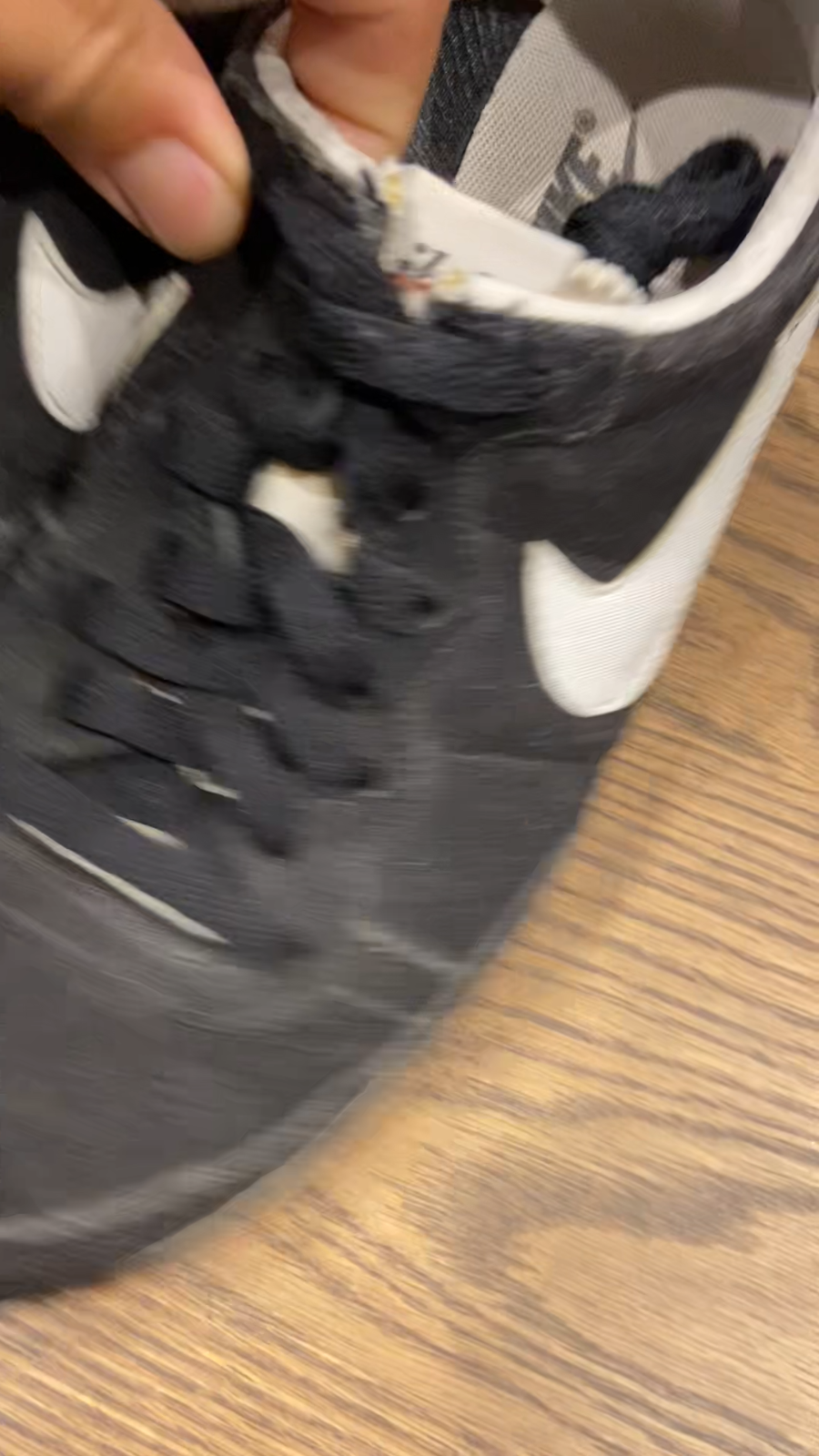 SAOLA Nike Challenger Challenger nere 725066 006 24 cm nere US6 suola waffle