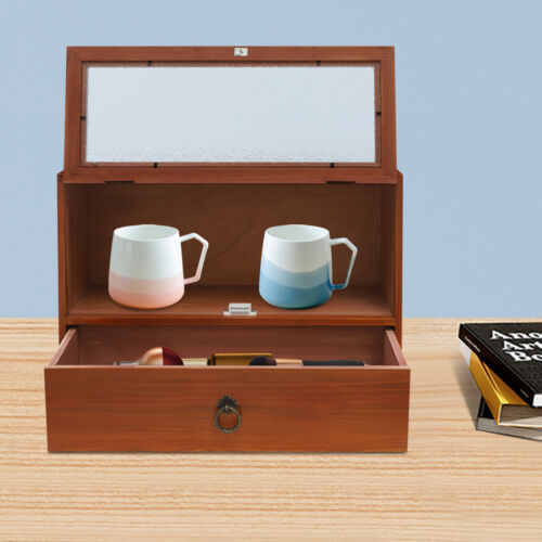 2-Tier Storage Drawer Box Cabinet for Desk - Organizing Unit for Kitchen Counter