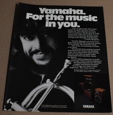 1981 Print Ad Chuck Mangione Tarantella Yamaha for the music in you art sound