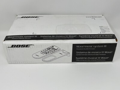 Bose Wave Music System III Premium Backlit Remote Package Stand