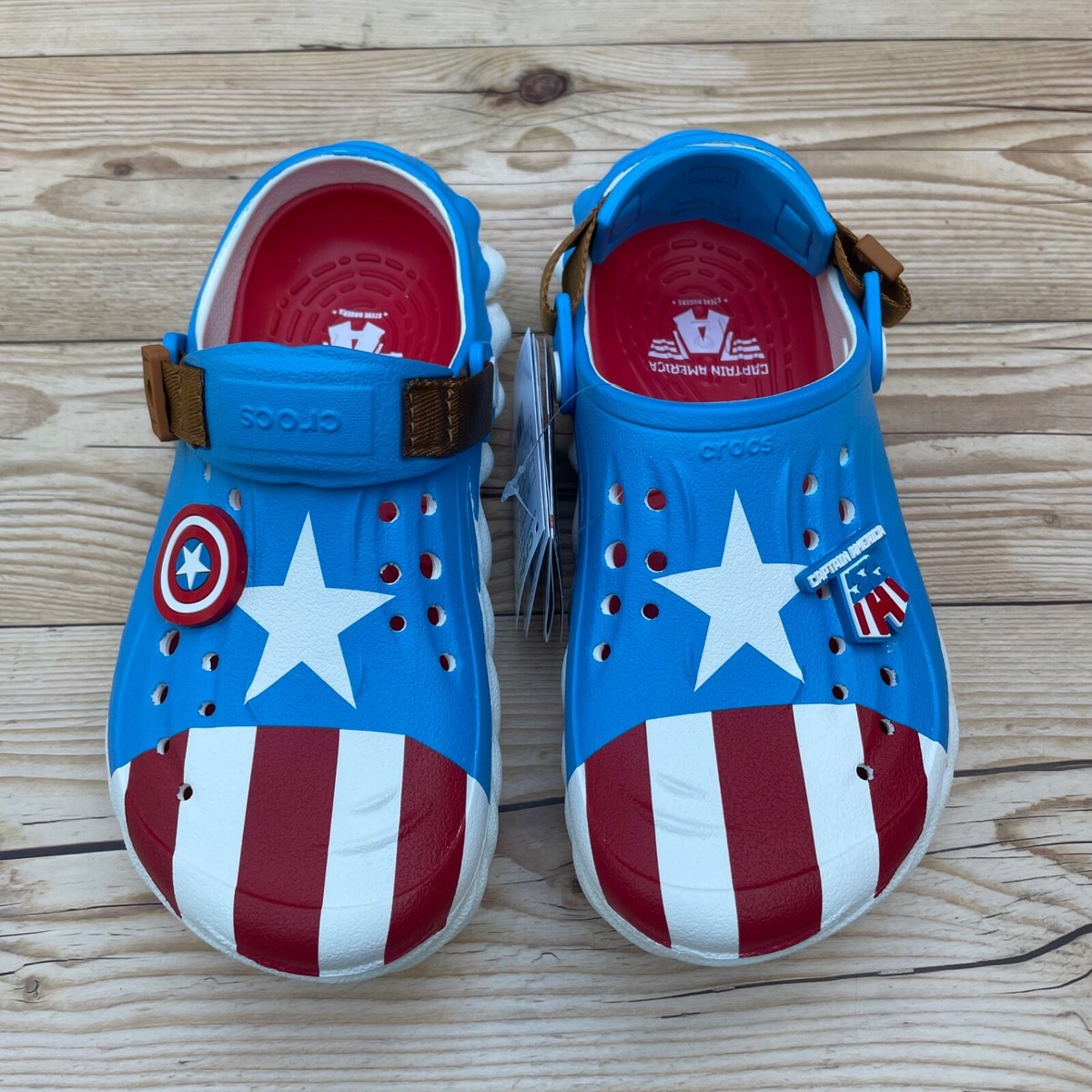 Crocs Marvel Captain America Echo Clog ?? Select-a-Size | eBay
