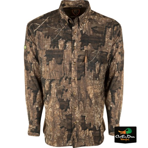 DRAKE NON-TYPICAL LONG SLEEVE MESH BACK FLYWEIGHT SHIRT WITH AGION ACTIVE XL - Picture 5 of 7