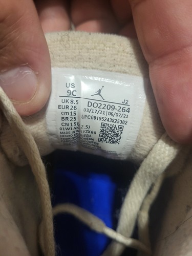 Jordan Shoes | Jordan Retro 1 | Color: Cream | Size:9c - Picture 6 of 6