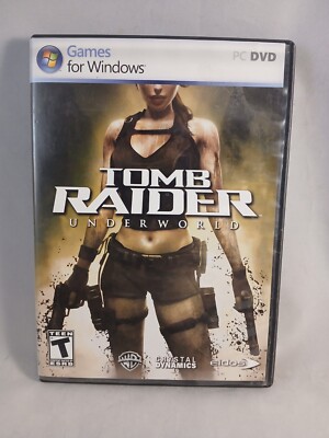 Tomb Raider: Underworld (PC, 2008) Game DVD Eidos Win Vista XP