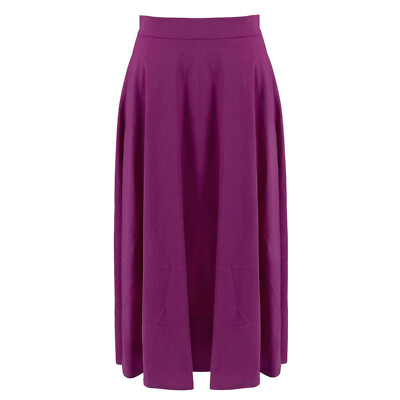 CALVIN KLEIN Damen Faltenrock K20K200555 Full Circle Skirt Fuchsia / 34 / Rock