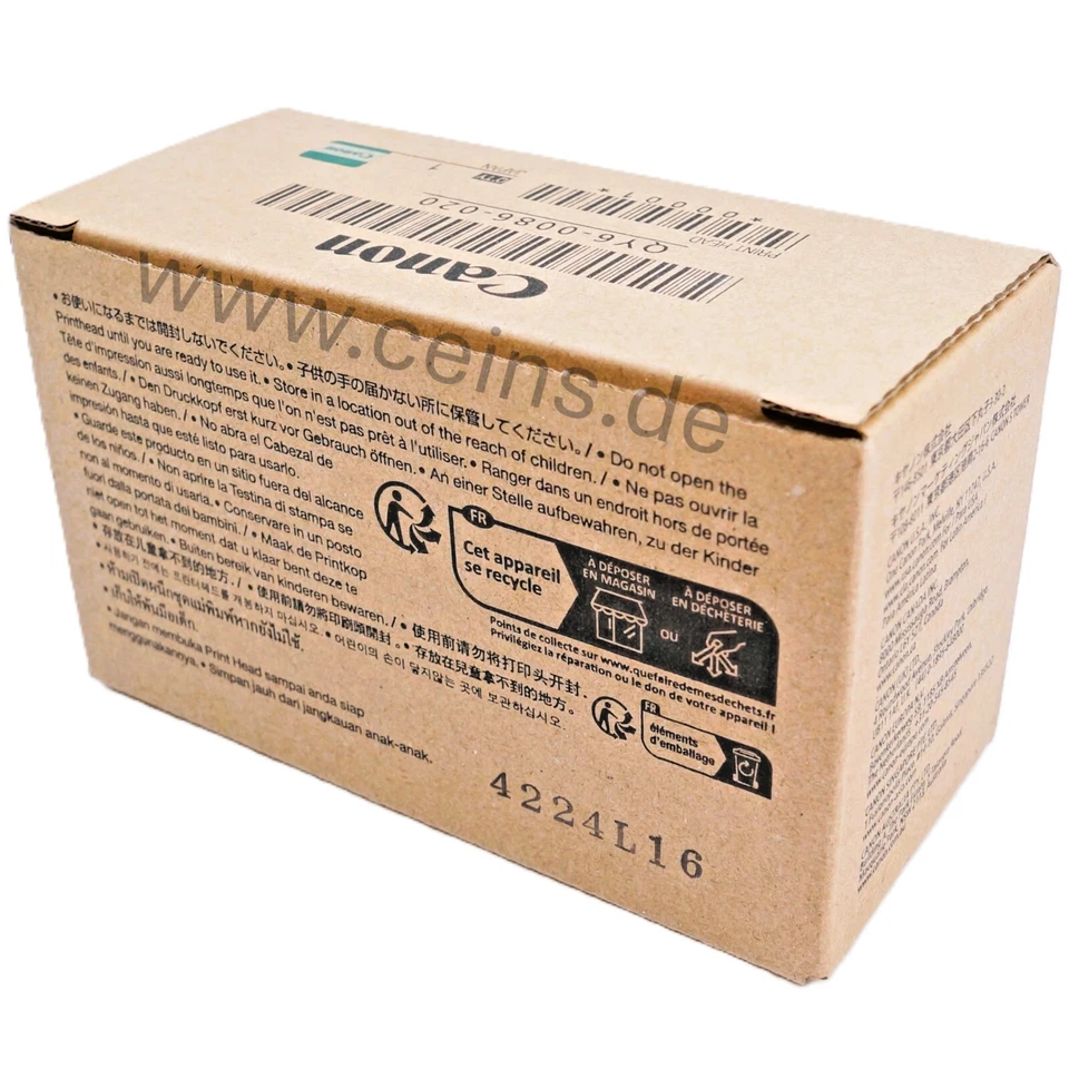 QY6-0086, ✔ Testina di stampa originale Canon Pixma MX725, MX920, MX925 Pixma IX6840 - Immagine 2 di 4