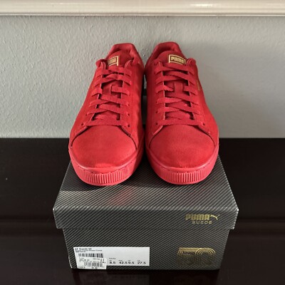 Puma Sf Suede 50 Rosso Corsa 306134-01 Sneaker Men US 9.5 | eBay