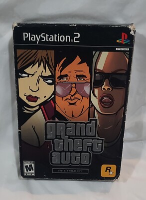 GTA Grand Theft Auto 3 Vice City San Andreas PS2 Maps Trilogy Box Set