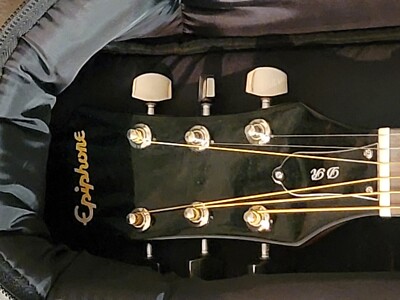 Epiphone PR-150/VS Dreadnought Acoustic Guitar Brown Black 6