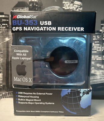 GlobalSat BU-353 Version 3.5.0 GPS Receiver New In Box