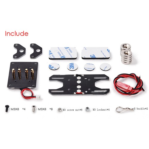 Magnetic Invisible Body Shell Post Mount Parts For 1/10 SCX10 D90 TRX-4 RC Car - Picture 5 of 8