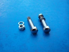GENUINE TRIUMPH BOTTOM YOKE CHROME PINCH BOLT X2 97-2290 1968-73 T100 TR6 T120