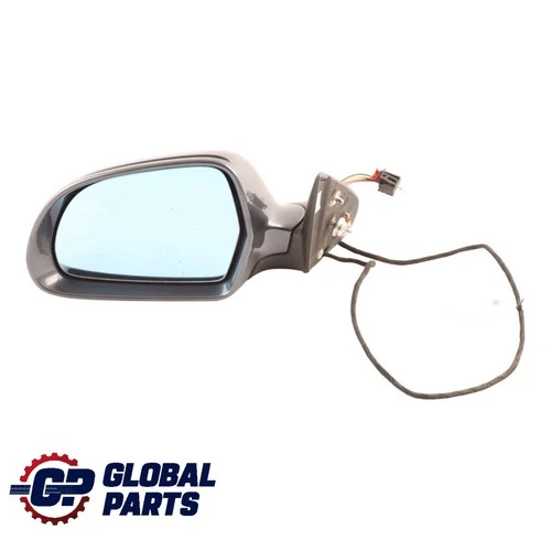 Skoda Octavia RS Mk2 Door Wing Mirror Electric Left N/S Anthracite Grey - F8J