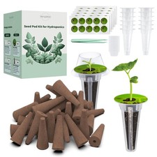 125 PCS Hydroponic Pods for Aerogarden, Grow Anything Seed Pod Kit with 50 Grow 0.12 per gallon