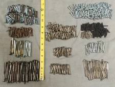 Vintage Slotted Head Wood Screw - Large Mixed Lot - Flat Oval Round - 7 Pounds