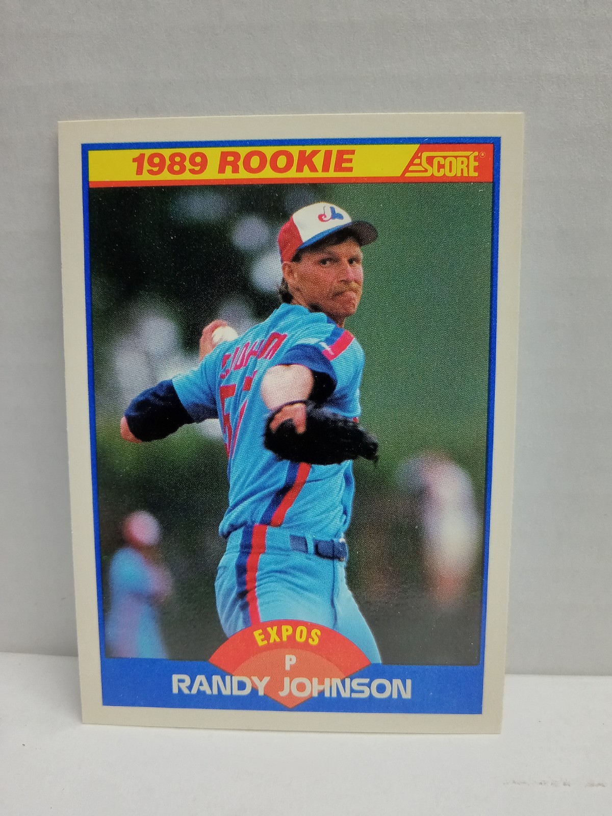 1989 Score - Randy Johnson #645 (RC) HOF NM Or Better Montreal Expos