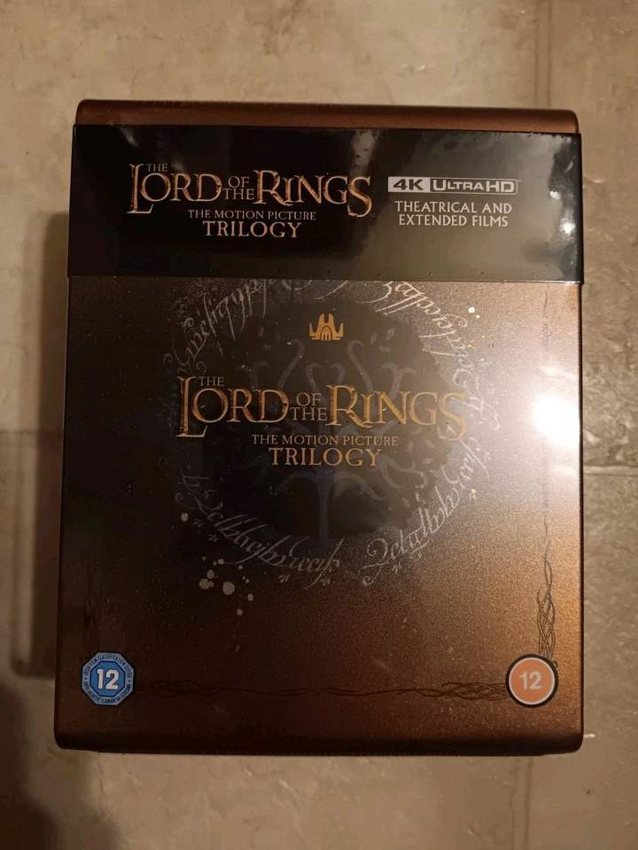 The Lord of the Rings Trilogy 4K 1-Click Set SteelBook UHD Blu-ray (UK) No Dents - Image 3 of 4