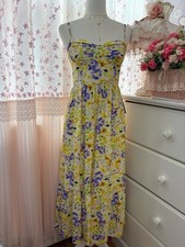 Astr the Label Floral Pleated Bust Fit & Flare Sundress Size XS