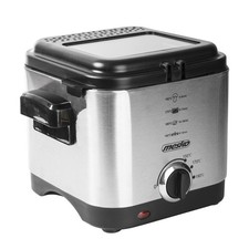 Mesko Fritteuse 1,5 L  900 Watt Silber MS 4910 kleine kompakte Friteuse