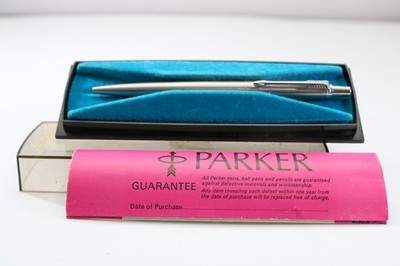 Vintage (1980) Parker Jotter Flighter Kugelschreiber, CT (Gehäuse & Mine)