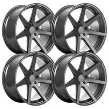Set-4 Rohana Rc7 20x9 5x4.55x114.3 Matte Graphite 32mm Wheels Rims 20 Inch