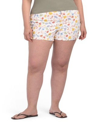 Bagatelle Collection Colorful Patterned Women's Shorts