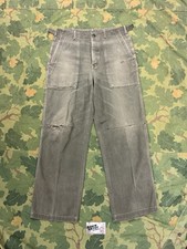 Vintage 1950  s U.S. Army HBT Trousers Baker Pants Cut