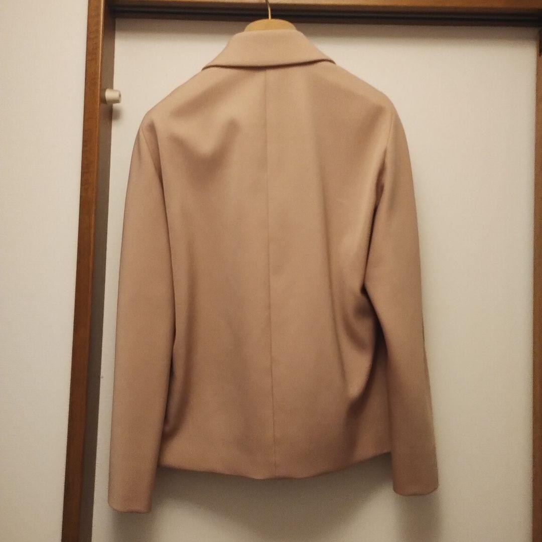 Miu Miu Women's Nylon Tailored Jacket Outerwear Beige Pink Size 36/ S image 4