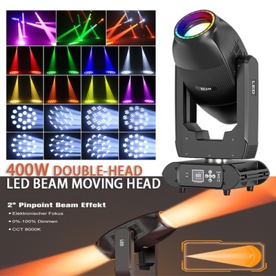 400W Double-Head LED Beam Moving Head Farben & 19 Gobo &18 Prism DMX Bühnenlicht