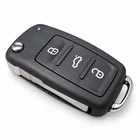 Photo 4: VW Golf MK6 3 button flip key case — angled view