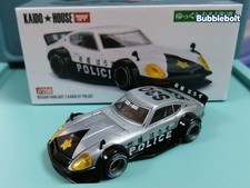 CHASE 1/64 Mini GT Kaido House Nissan Fairlady Z GT Police Raw Metal Diecast Car